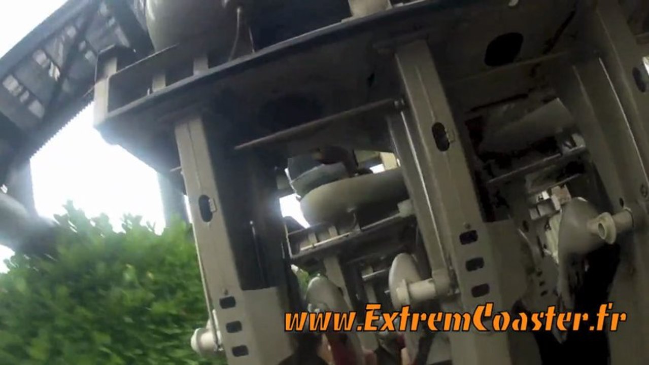 Nemesis Alton Towers On Ride POV Dernier Rang