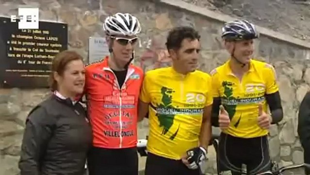 Indurain vuelve a ponerse el maillot amarillo veinte años después - EFE