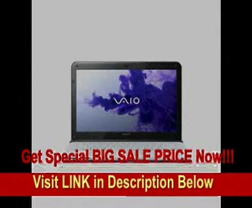 Sony VAIO E Series SVE14116FXW 14-Inch Laptop (Seafoam White)