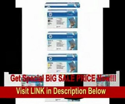 HP Toner Cartridge Value Pack for Color Laserjet CP3525 Series