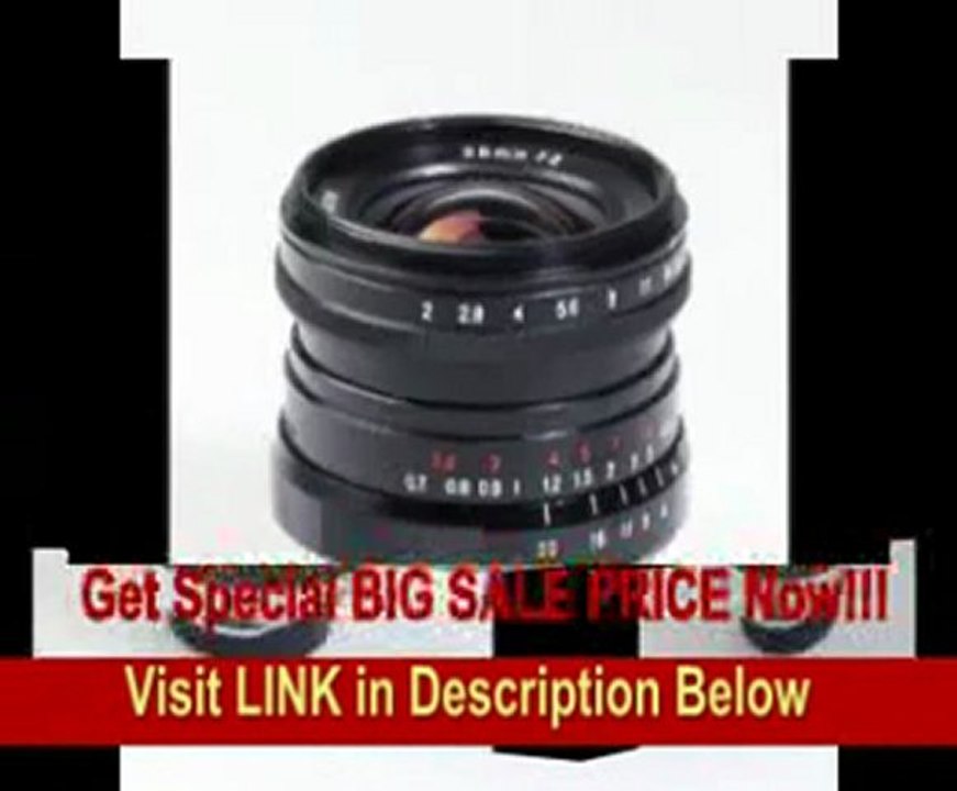 Voigtlander Ultron 28mm f/2.0 Lens with Leica M Mount - Black