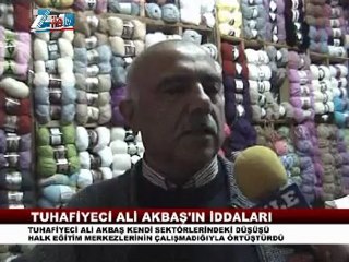 Tuhafiyeci ali akbaş ile ropörtaj
