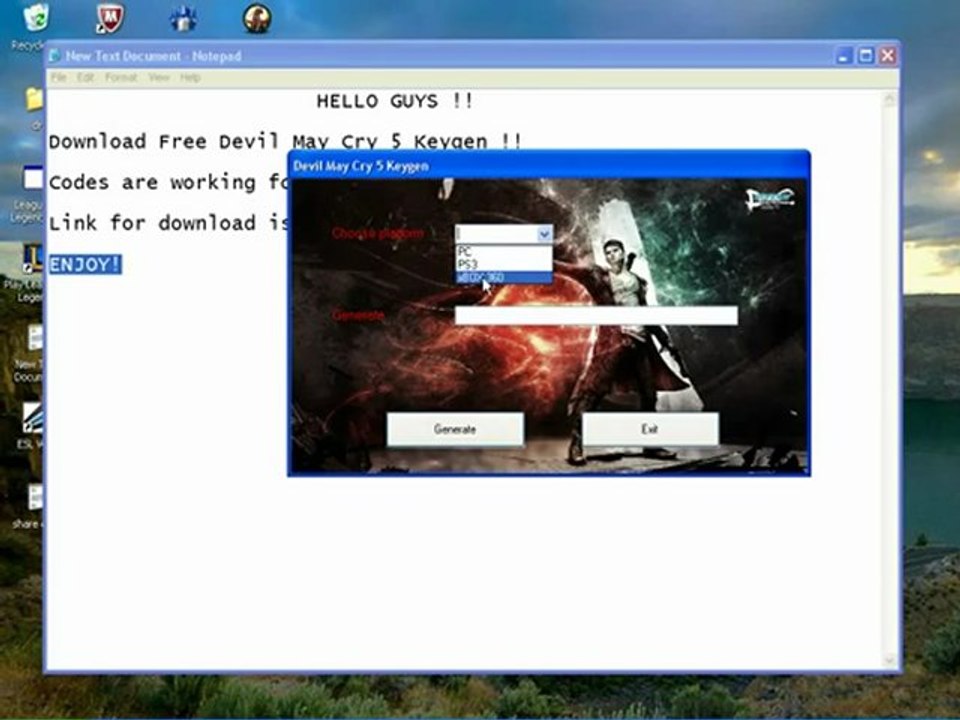 Devil May Cry 5 - Keygen [ XBOX,PS3,PC ] | FREE Download , téléchargement