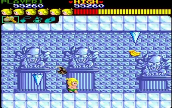 [NVSS] Wonder Boy (Arcade) [HD] - Gameplay with Commentary