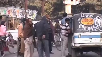 2 Bulls Fighting On The Street Causes Accident