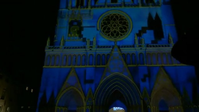 Les Chrysalides de St Jean, Lyon, Fête des Lumières 2012, spectacle entier