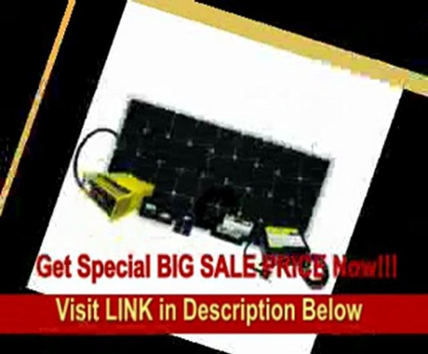 Go Power! Weekender SW Complete Solar and Inverter System with 155 Watts of Solar