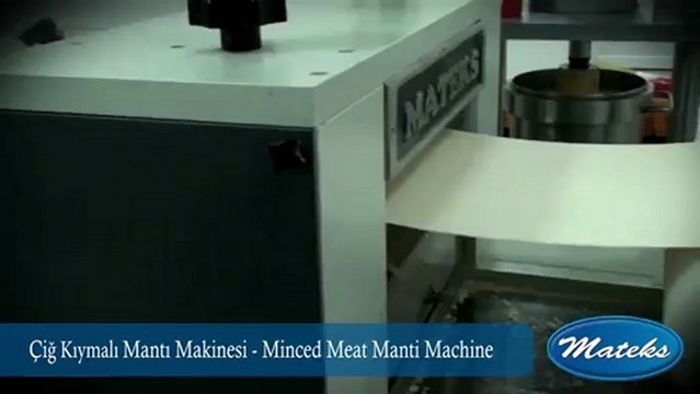 Mantı makinası, Mantı makinesi, Mantı çiğ kıymalı - Mateks Makina