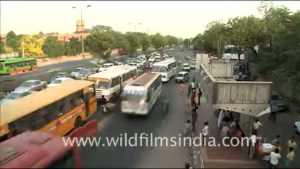1839.Time Lapse of Traffic in Moti Bagh, New Delhi.mov