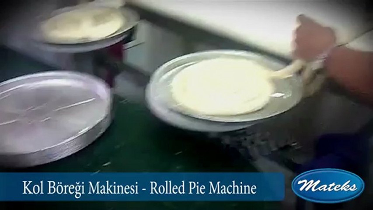 Kol böreği makinası, Kol böreği makinesi, Kol böreği üretimi - Mateks Makina