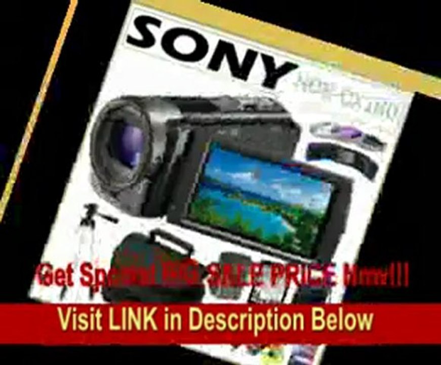 Sony HDR-CX160 1080P High Definition 16GB Handycam Camcorder with Wide Angle G-Lens and 3-inch Touch-Screen + 16GB Accessory Kit