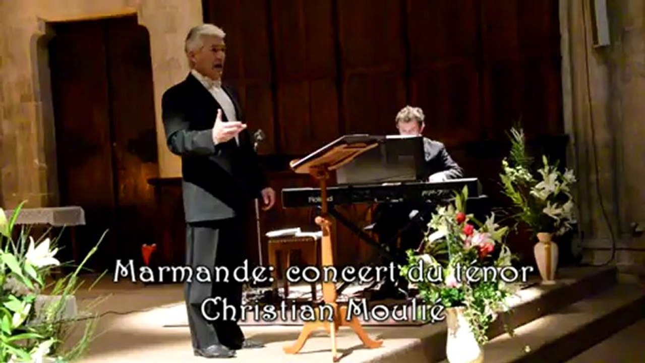 Marmande : Concert du ténor Christian Moulié