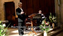 Marmande : Concert du ténor Christian Moulié