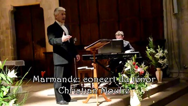 Marmande : Concert du ténor Christian Moulié