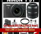 Nikon 1 J1 10.1 MP Digital Camera Body with 10-30mm & 30-110mm VR Lens (Black) with 32GB Card   Case   (2) UV Filters   Lens Set   Tripod   Remote   Accessory Kit