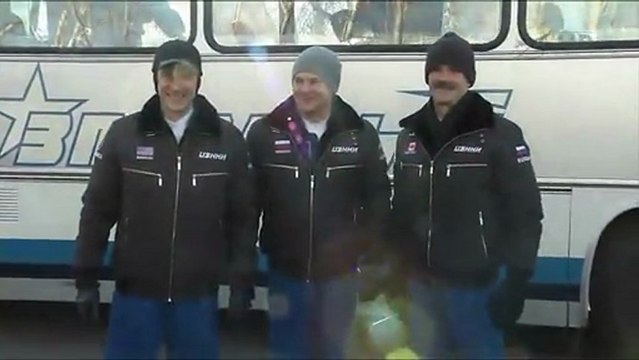 [ISS] Crew Depart Crew Quarters Ahead of Launch