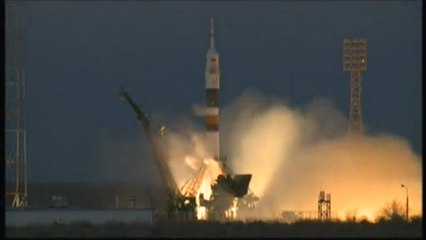 [ISS] Roscosmos View of Manned Soyuz TMA-07M Launch