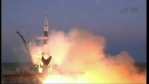 Launch of Manned Soyuz TMA-07M on Russian Soyuz-FG Booster