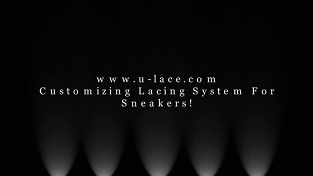 Customizing Shoe Lace System For Sneakers. U-Lace Turns Sneakers Into Slip-Ons.