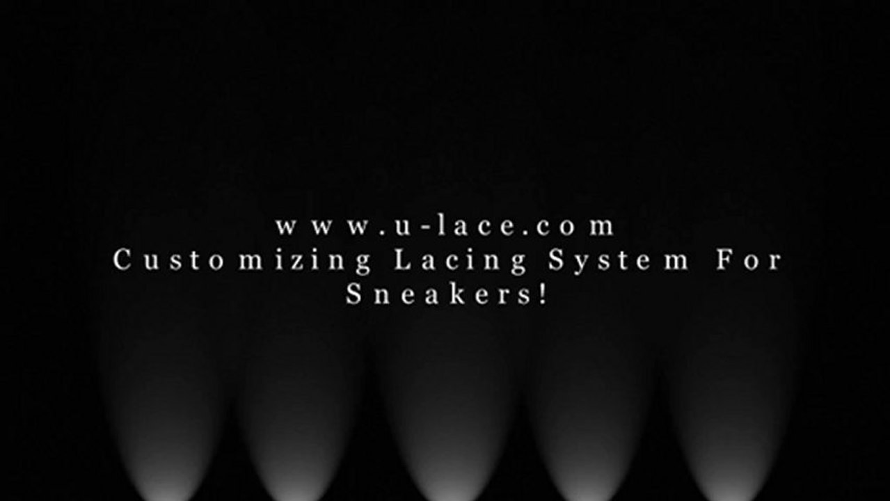 Customizing Shoe Lace System For Sneakers. U-Lace Turns Sneakers Into Slip-Ons.