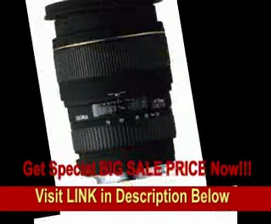 Sigma 24-70mm f/2.8 EX DG Macro Aspherical Large Aperture Zoom Lens for Pentax and Samsung SLR Cameras (Includes 3 year US Manufacturer Warranty)