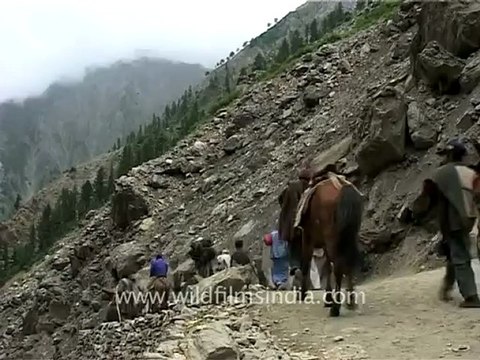 2230.Fast flowing stream in Amarnath.mov