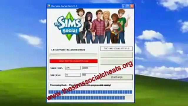 ✔ The Sims Social ✔ HACK Cheat Bot Tool 2012