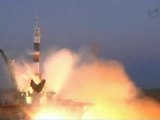 Soyuz spacecraft blasts off for ISS