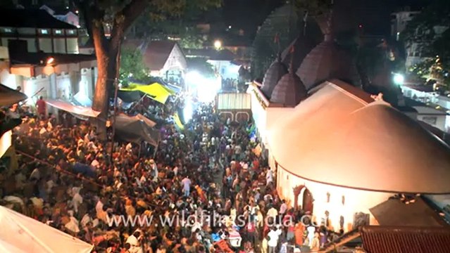 2293.Devotees singing and dancing ar Kamakhya temple.mov