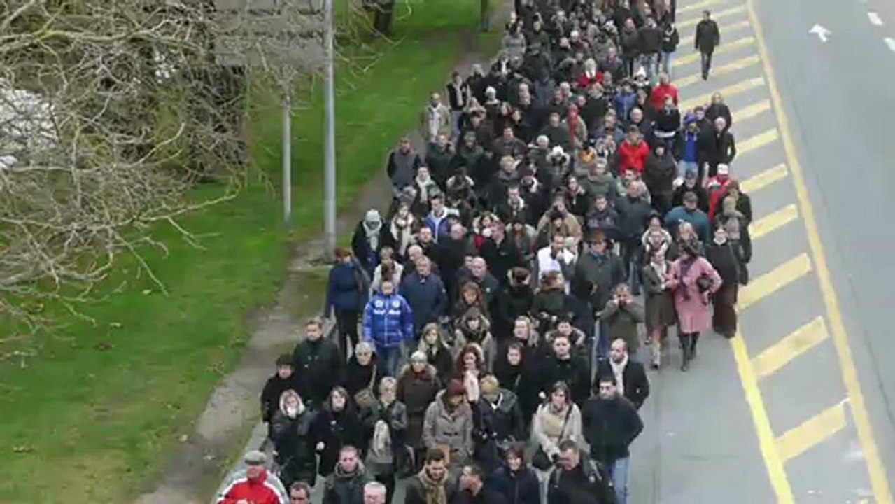 Boulogne : marche silencieuse en hommage à Thierry Toneguzzo