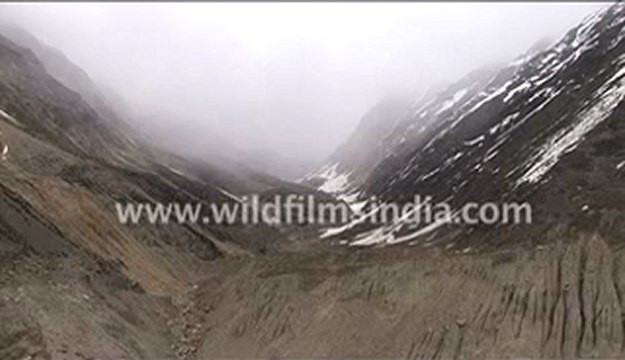 238.Himalayan glacier, clouds and mountains.mp4