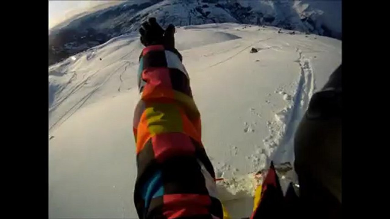 Freeride session  Les arcs GOPRO HD