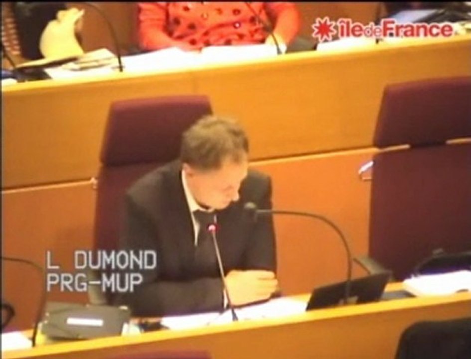 Budget 2013 - Sécurité - Intervention de Laurent Dumond (PRG - MUP)