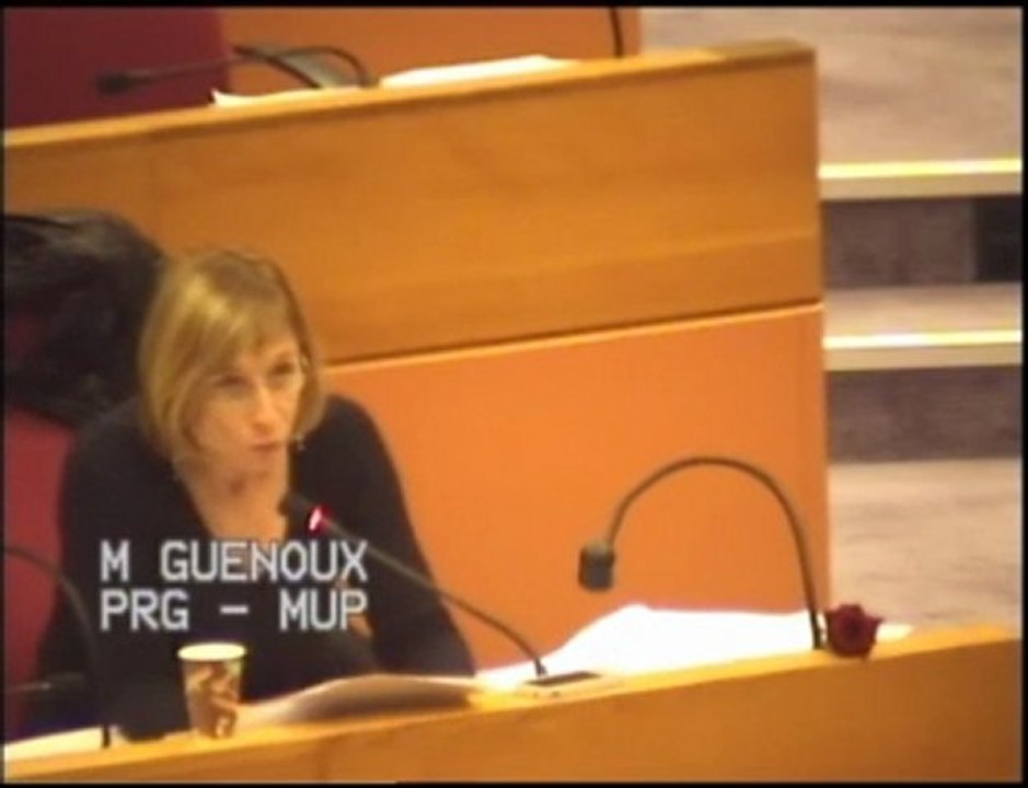 Budget 2013 - Citoyenneté - Intervention de Muriel Guenoux (PRG - MUP)