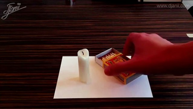 Incroyables illusions 3D sur Papier