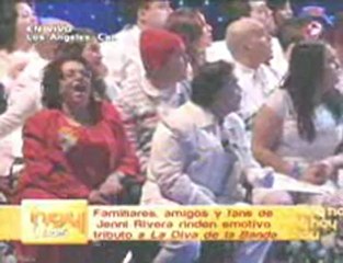 sepelio de jenni rivera canta yo te agradezco señor