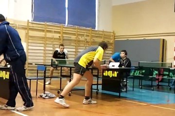 Dawid Kotwica - Mateusz Kalinowski 2-3 , Drużynowe mistrzostwa Mikołowa 2012
