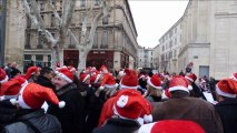 Flash mob Père Noël - Avignon 22/12/2012