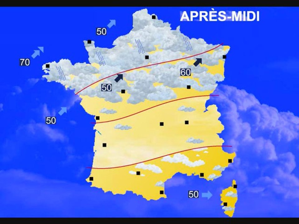 Météo 23 décembre 2012: Douceur exceptionnelle, éclaircies, vent, pluies !