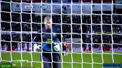 هدف برشلونة الثانى أمام بلد الوليد ميسى 22_12_2012