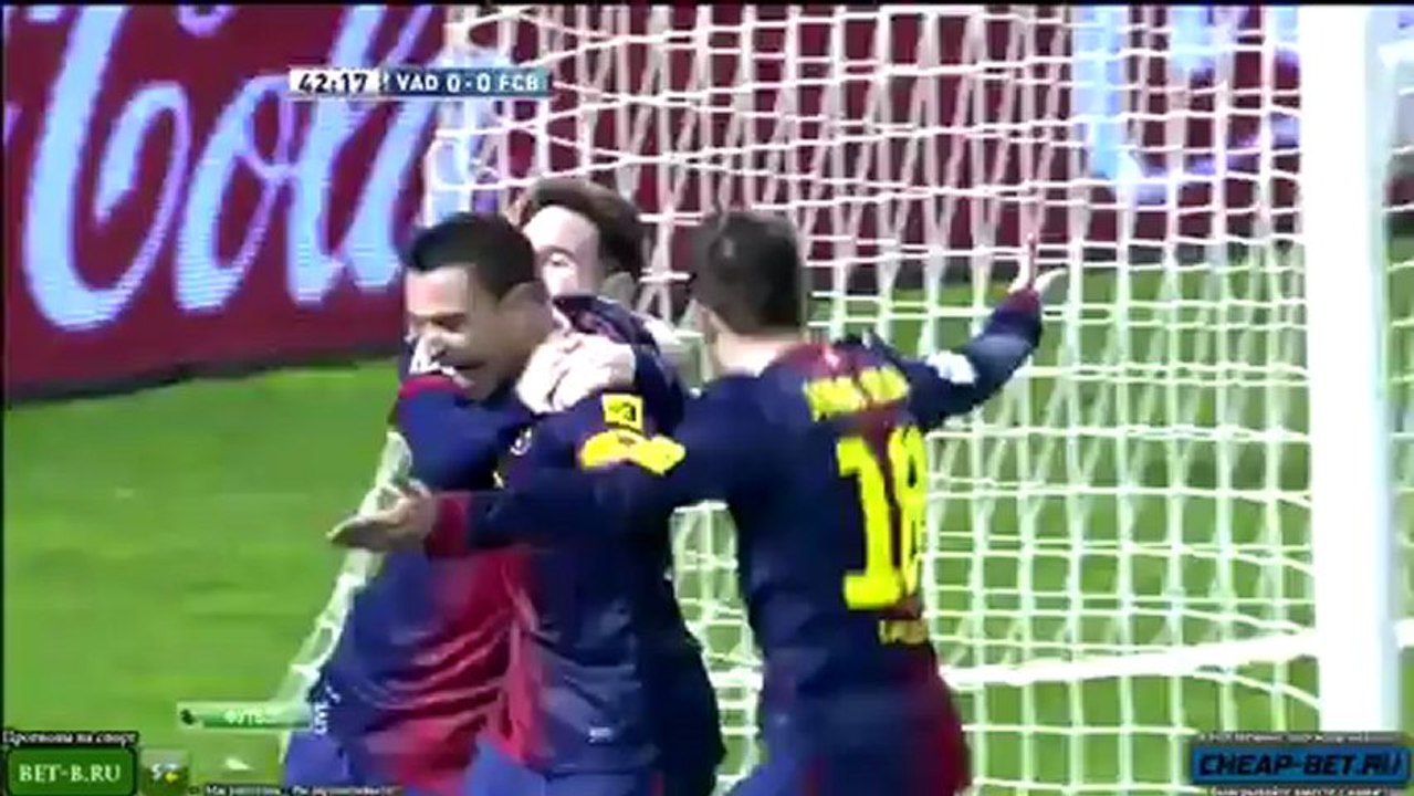 هدف برشلونة الأول أمام بلد الوليد تشافى هرنانديز 22_12_2012