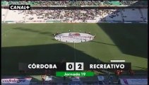 Liga Adelante  Córdoba 0  Recreativo 2