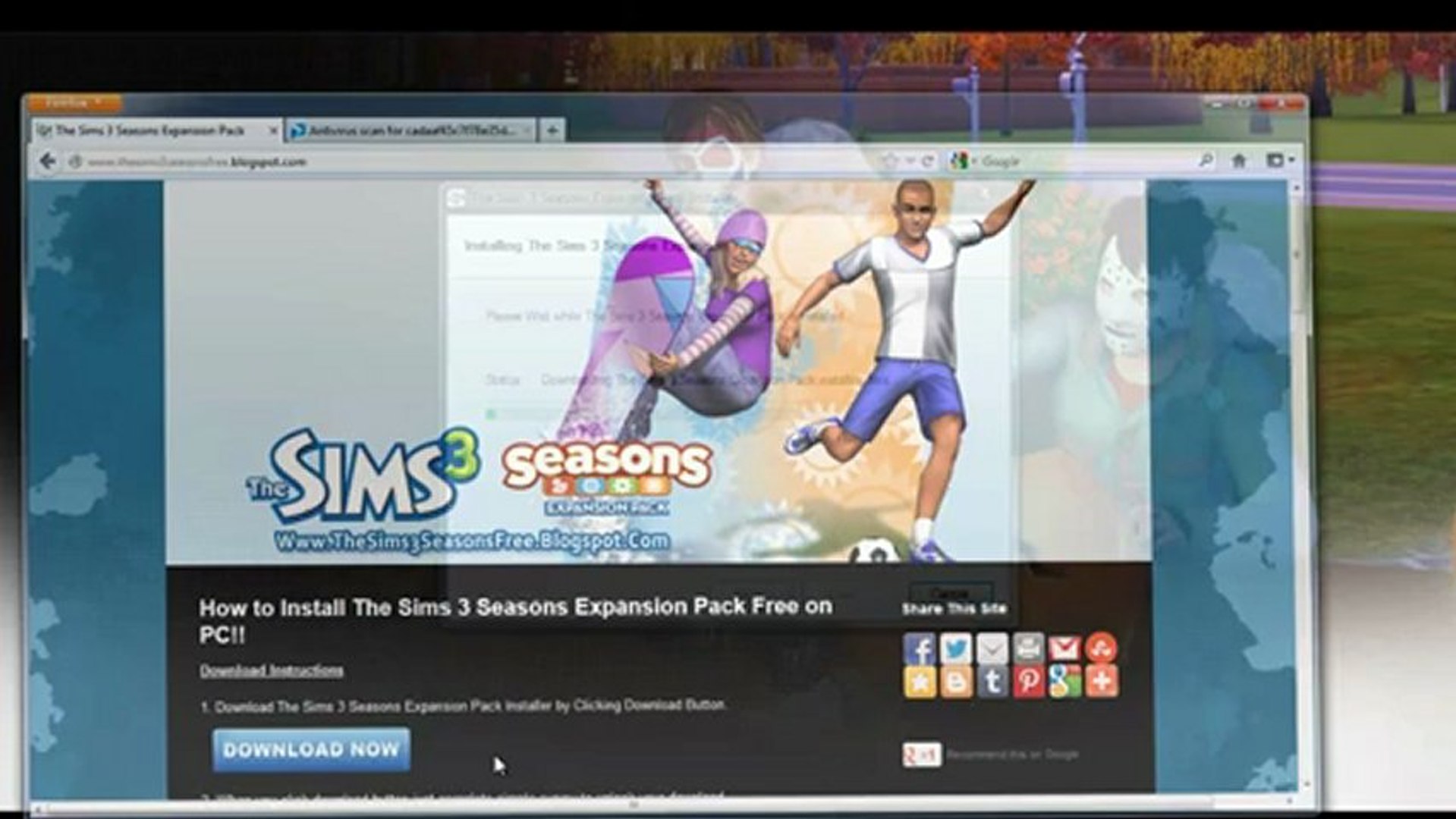 Download The Sims 3 Seasons Expansion Pack DLC Installer Free!! - video  Dailymotion