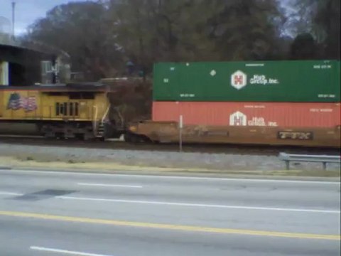 Norfolk Southern coal train northwest through Austell Ga.