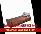 Handy Living CAC1-S8-AAA89 Living Room Convert-A-Couch Microfiber, Dark Brown