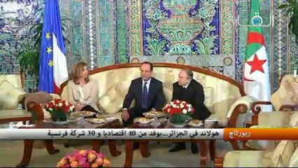 هولاند في الجزائر..بوفد من 40 اقتصاديا و 30 شركة فرنسية