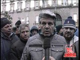 Napoli - Protesta dei dipendenti dell'ippodramo di Agnano (10.12.12)