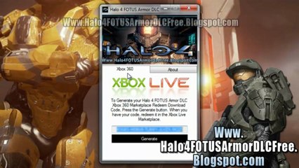 Halo 4 FOTUS Armor DLC Free Xbox 360