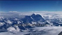 Eastern Himalayan peaks from the air!