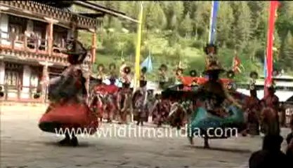 Black Hat Dance of Bhutan!